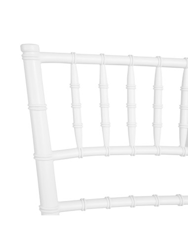 Chaises Bolero Chiavari en polypropylène blanches - lot de 4