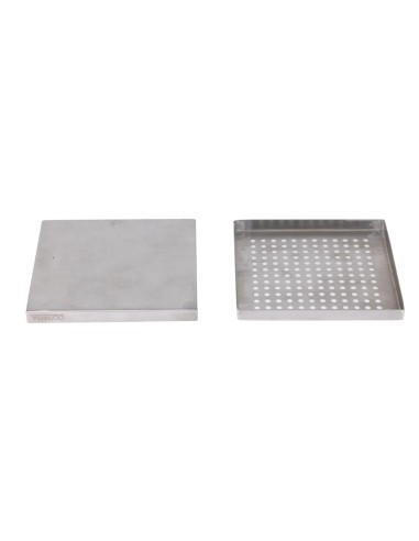 Bac de récupération bar inox Olympia 150x150 mm