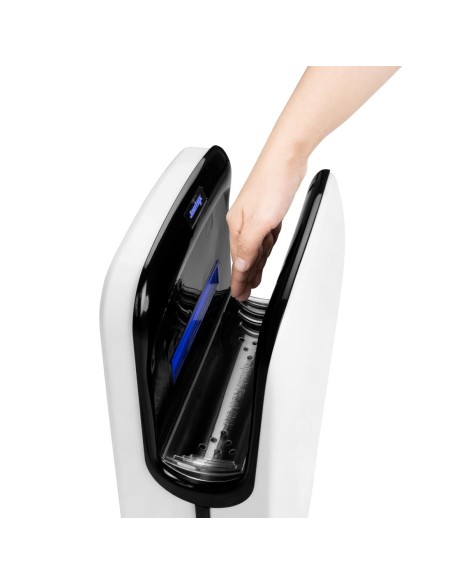 Sèche-mains ultra-rapide Jantex blanc - 1 kW