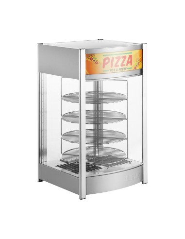 Vitrine chauffante rotative Buffalo 4 niveaux - 4 pizzas