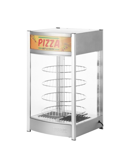 Vitrine chauffante rotative Buffalo 4 niveaux - 4 pizzas