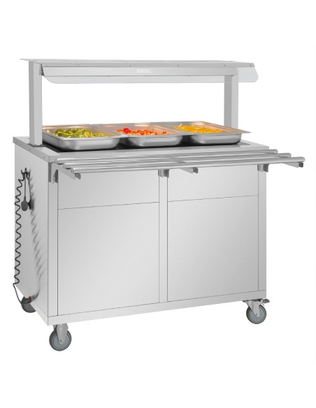 Buffet central mobile Buffalo 3 x GN 1/1 - 1,9 kW