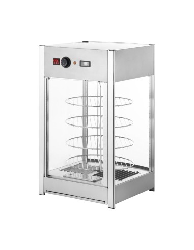 Vitrine chauffante rotative Buffalo 4 niveaux - 4 pizzas