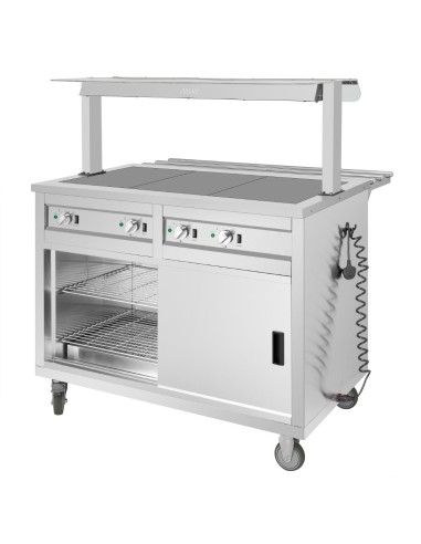 Buffet central mobile Buffalo 3 x GN 1/1 - 1,9 kW