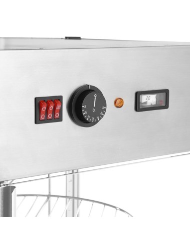 Vitrine chauffante rotative Buffalo 4 niveaux - 4 pizzas