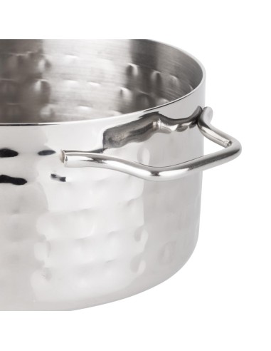 Mini cocotte de présentation martelée Olympia 460 ml