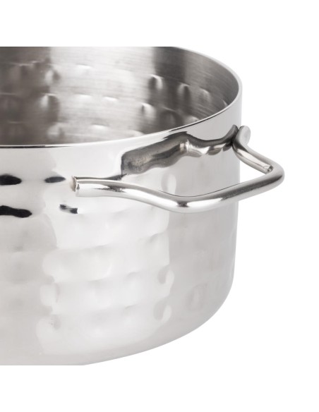 Mini cocotte de présentation martelée Olympia 460 ml