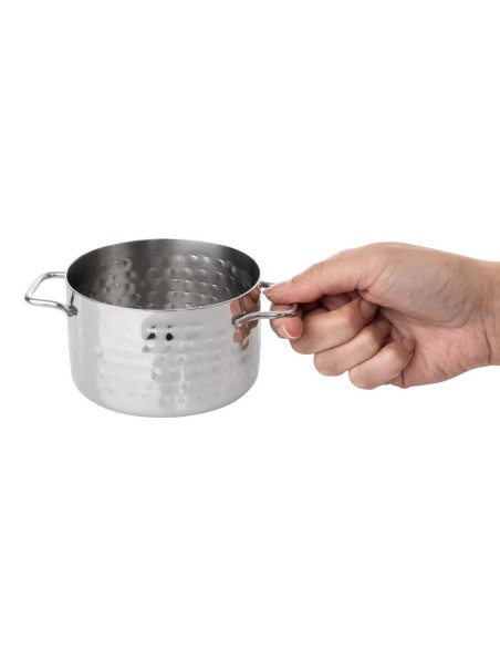 Mini cocotte de présentation martelée Olympia 460 ml