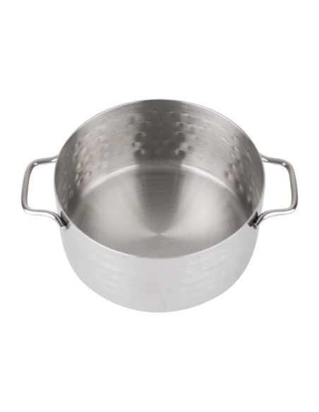 Mini cocotte présentation martelée Olympia 675 ml - Inox