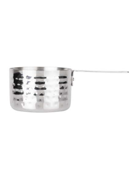 Mini casserole de présentation martelée Olympia 90 mm - inox
