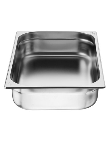 Bacs GN 1/1 inox Nisbets Essentials 100 mm - lot de 3