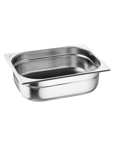 Bacs GN 1/2 inox Nisbets Essentials 100 mm - lot de 3