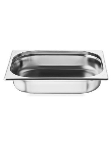 Bacs GN 1/2 inox Nisbets Essentials 65 mm - lot de 3