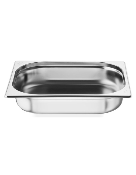 Bacs GN 1/2 inox Nisbets Essentials 65 mm - lot de 3