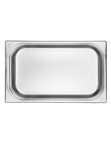 Bacs GN 1/1 inox Nisbets Essentials 100 mm - lot de 3