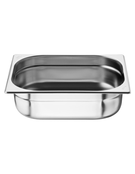 Bacs GN 1/2 inox Nisbets Essentials 100 mm - lot de 3