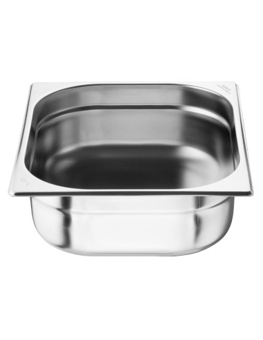 Bacs GN 1/2 inox Nisbets Essentials 100 mm - lot de 3