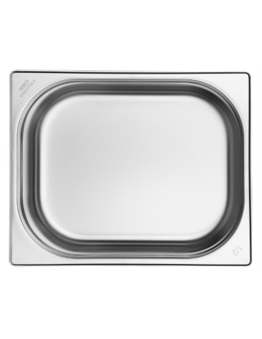 Bacs GN 1/2 inox Nisbets Essentials 65 mm - lot de 3