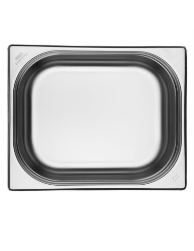 Bacs GN 1/2 inox Nisbets Essentials 100 mm - lot de 3