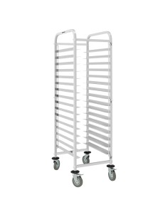 Chariot porte-plateaux Vogue 16 niveaux - Inox 201 2