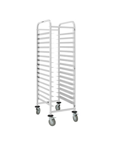 Chariot porte-plateaux Vogue 16 niveaux - Inox 201