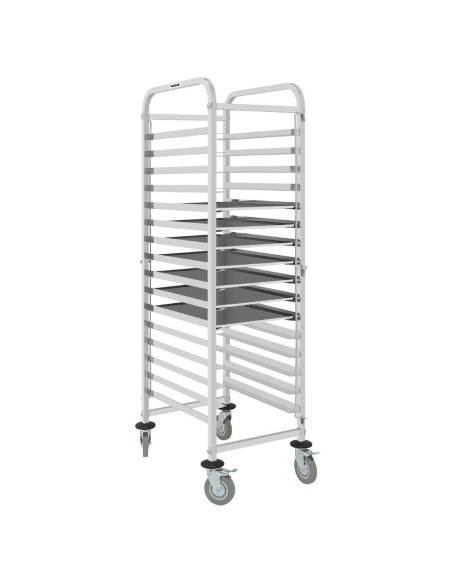 Chariot porte-plateaux Vogue 16 niveaux - Inox 201