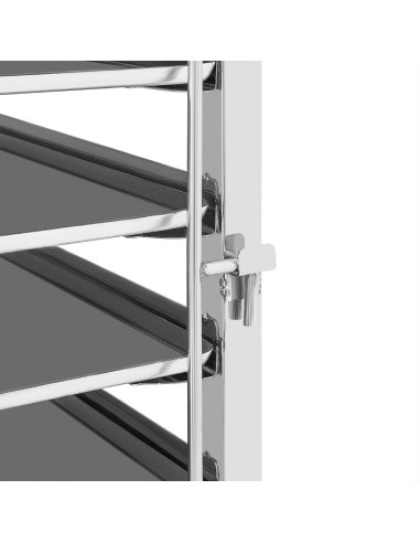 Chariot porte-plateaux Vogue 16 niveaux - Inox 201
