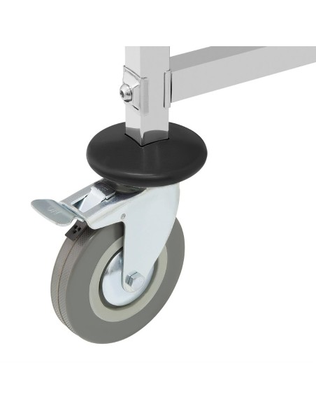Chariot porte-plateaux Vogue 16 niveaux - Inox 201