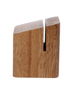 Porte-menu en bois d'acacia Olympia - 65x55x55 mm 2
