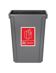Étiquette adhésive Jantex Slim rouge - 160x210 mm 2