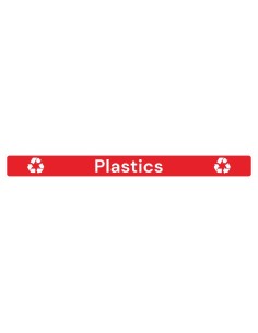 Étiquette adhésive Jantex Slim rouge - 360x30 mm