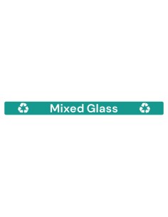 Étiquette adhésive Jantex Slim verres - Vert 360x30 mm