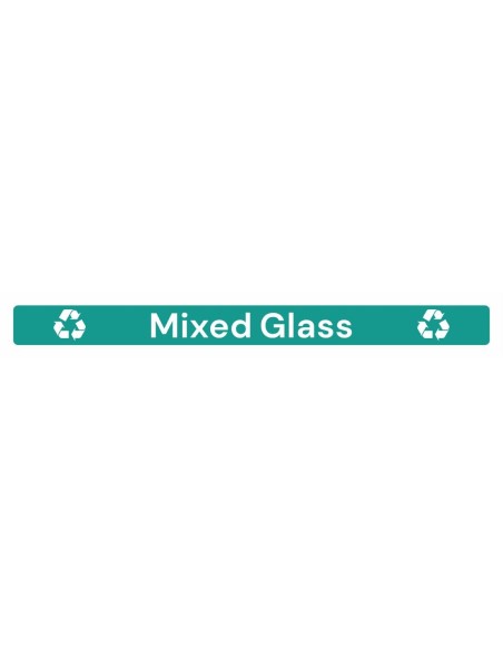 Étiquette adhésive Jantex Slim verres - Vert 360x30 mm