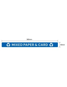 Étiquette adhésive Jantex Slim bleu 360x30 mm 2