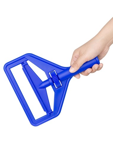 Clip tête serpillière large Kentucky Jantex Connect bleu
