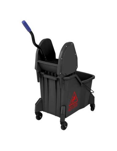 Seau essoreur Jantex rouge 30L - 2 compartiments