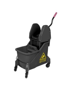Seau essoreur 2 compartiments Jantex jaune 30L 2