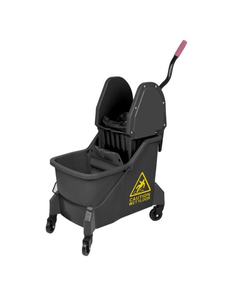 Seau essoreur 2 compartiments Jantex jaune 30L