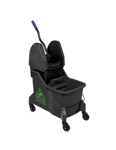 Seau essoreur Jantex vert 30L - 2 compartiments