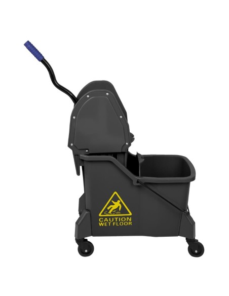 Seau essoreur 2 compartiments Jantex jaune 30L