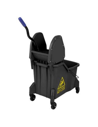 Seau essoreur 2 compartiments Jantex jaune 30L