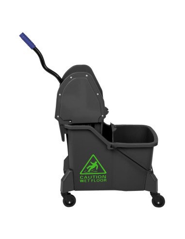 Seau essoreur Jantex vert 30L - 2 compartiments