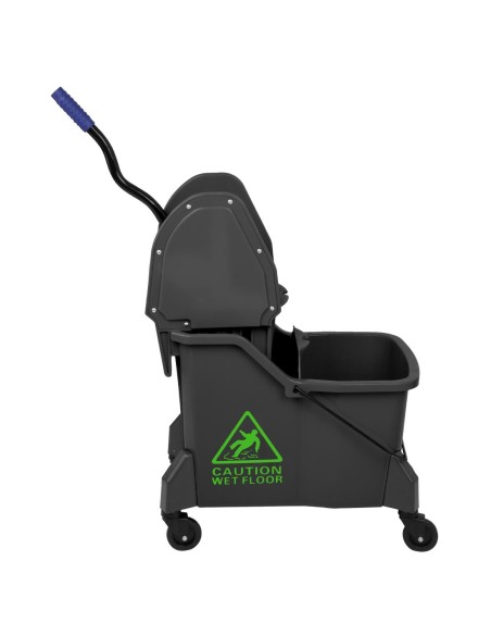 Seau essoreur Jantex vert 30L - 2 compartiments