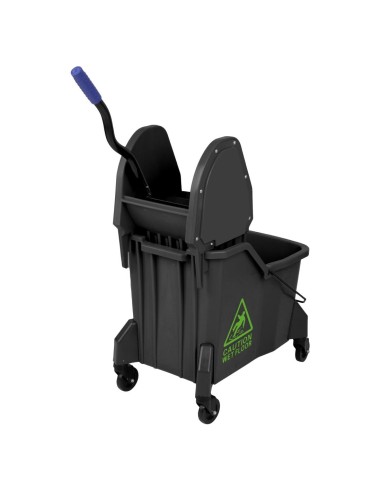 Seau essoreur Jantex vert 30L - 2 compartiments