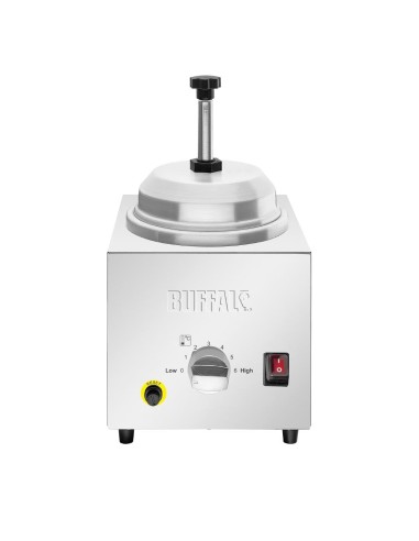 Distributeur de sauce Buffalo 5L - inox, 6 niveaux de chaleur
