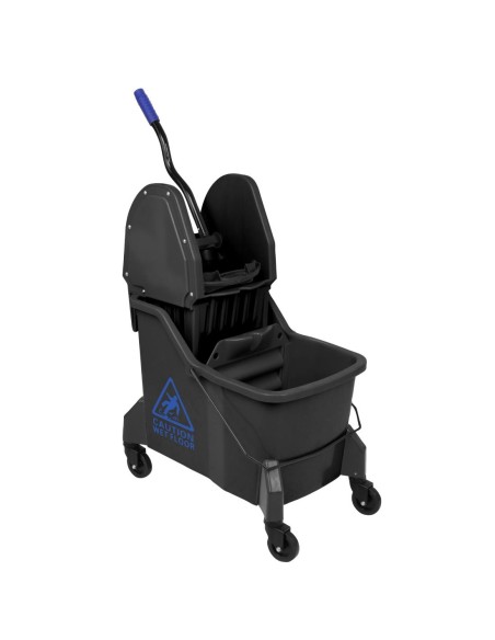 Seau essoreur deux compartiments Jantex bleu 30L