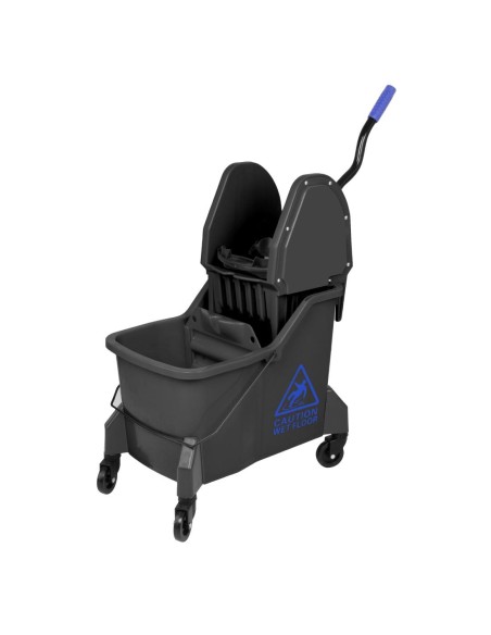 Seau essoreur deux compartiments Jantex bleu 30L