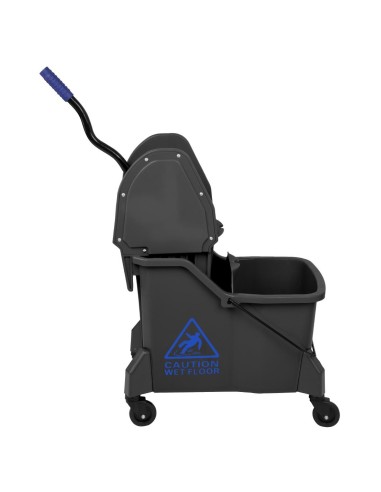 Seau essoreur deux compartiments Jantex bleu 30L