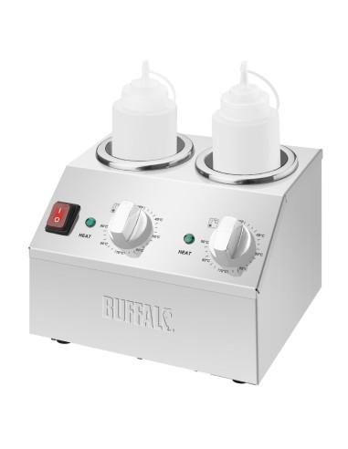 Chauffe-sauce double Buffalo 400W - inox