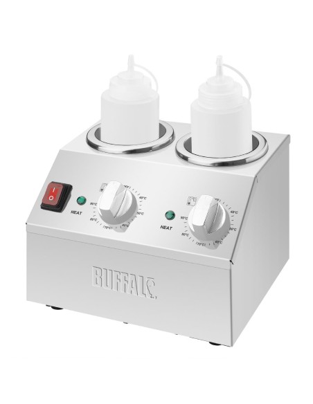 Chauffe-sauce double Buffalo 400W - inox